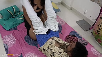 Preview 2 of Indan Hot Sakil - Desi Indian Kavita Bhabhi Closeup Doggystyle Fucking With Husband