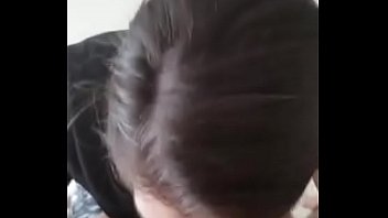 Preview 2 of Painful Contactions - Amateur brunette gives HOT blow job (found her online!)