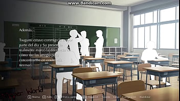 Preview 1 of Gan Indian Sex - ntrman Tsugumi le es infiel a su novio con su profesor,  Season of Loss (gameplay NTR espa&ntilde_ol)
