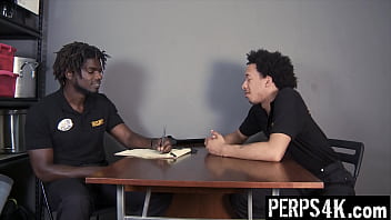 Preview 1 of Nicki Minaj What Black Cock - Loss Prevention Officer Detains the Twink and Barebacks Him in The Backroom - Perps4k