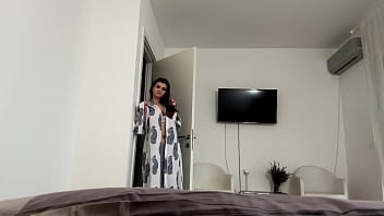 Preview 1 of Car Ass Flash - Huge Step Mother&rsquo_s boner was caught by her nerdy stepson and she asked him to lick it