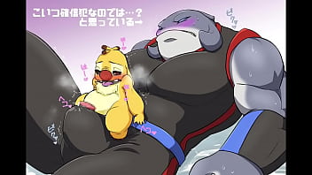 Preview 1 of Sandwich Blowjobs - Gay Furry Porn Compilation (Alien Edition)