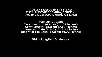Preview 1 of Pakistani Pashto Movie - Adeline Lafouine Testing The Handmade Balldog Size XL Fuck Machine (With Additional Anal Fisting) TWT178