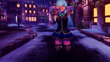 Preview 1 of Rugh Anal Sex - Christmas is late for Aqua