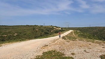 Preview 1 of Hypnotised Men Wank - rando nu en vtt au parc naturel