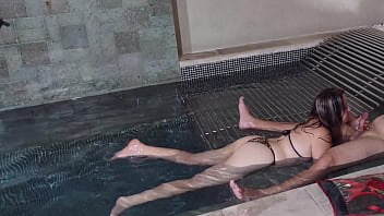 Preview 2 of Open Pussy Sound Indian Girls - I secretly filmed my step sister fucking a friend in the pool