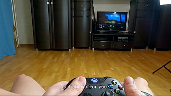 Preview 2 of Piss Inside Clothes - Stepbrother Tries To Play Video Game While Pervert Stepsister Seduces Him To Fuck For The First Time! Active porn video by Nata Sweet