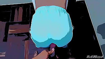 Preview 2 of Mom In The Asshole - Mi Cu&ntilde_ada se pone Hacer Ejercicios cuando quedamos Solo en Casa Yo No puedo Resistirme Parte 1 - Version Cartoon