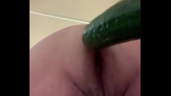 Preview 4 of Asian Butta - Deep fucking my man pussy with a cuke