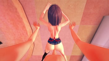 Preview 4 of Mommy Smoke - POV Le doy duro contra el piso a Miku Nakano