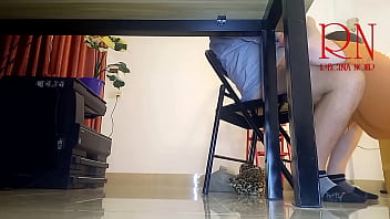 Preview 3 of Bhuvaneswari Porn Videos - Monday in the office. Employee without panties. Tease,  lick pussy,  suck dick in the office. Naughty office. c32
