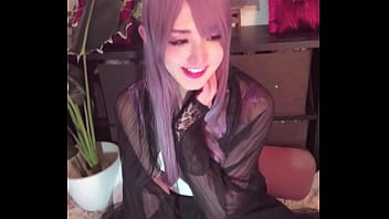 Preview 1 of Jav Budak Gambar - 【個撮】オナホを使ってテンションが上がっている男の娘が配信しながらオナニーをする動画