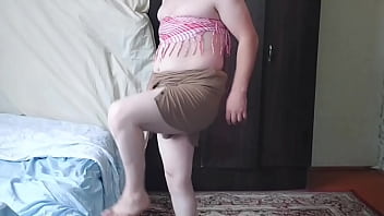 Preview 3 of Tomando Gozo - Crossdressing Tricks if You Don&#039_t Have a Girl Dresses Don&#039_t Worry You Can Make It From Your Own Boy Clothes Easily