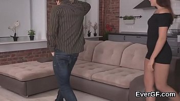 Preview 2 of Adam Curvu - Indebted guy allows hot pal to nail his ex-girlfriend for money