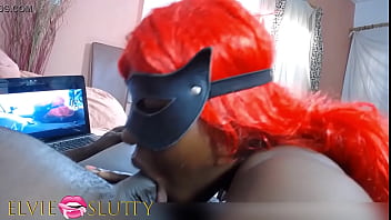 Preview 3 of Hd Bdsm Gangbang - Ebony blowjob addict Ms Fufu playfully sucking dick for 1h 20 min long - Part 11