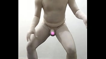 Preview 3 of Javhd Paksa - Zentai penis gorilla mask dance cosplay
