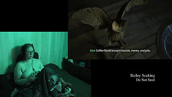 Preview 2 of Hot Kissing Scen - Naked Alan Wake 2 Play Through part 8