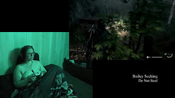 Preview 3 of Hot Kissing Scen - Naked Alan Wake 2 Play Through part 8