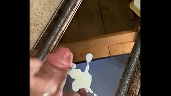 Preview 4 of Karlee Party - Huge,  Thick &amp_ Creamy Cumshot on mirror