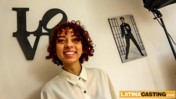 Preview 4 of Love Drama Xxxvideo Japan - Curly Redhead Latina Exited For First Anal Casting Cumshot