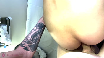 Preview 4 of Youporn Squirting 1 - Public sex on a train! She showed her face with glasses!