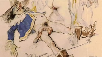 Preview 3 of Menyusui Tetek Berair - vintage erotic illustration