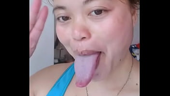 Preview 4 of Dipsksa - Long tongue bitch whore