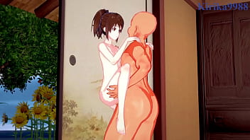 Preview 3 of Shemale Hot Lolita - Kagura and Tae Shimura and Tsukuyo and the old man intense sex. - Gin Tama Hentai