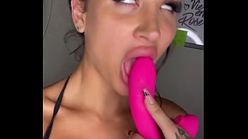 Preview 3 of He Videos Sex - SUSY GALA wearing MICRO BIKINI masturbating with DILDO her CREAMY PUSSY