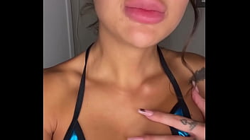 Preview 1 of He Videos Sex - SUSY GALA wearing MICRO BIKINI masturbating with DILDO her CREAMY PUSSY