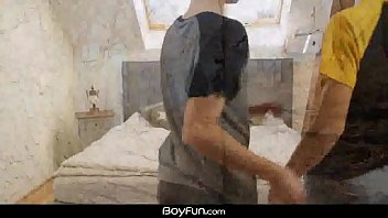 Preview 3 of Remount Vibrater - Boyfun - Johnny Polak and Jake Olsen Suck Each Other Off Outdoors And Then Fuck Indoors