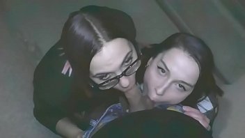 Preview 1 of Medan Chinese Indo Pornindex - Amateur FFM threesome blowjob with young sluts. Cum in mouth