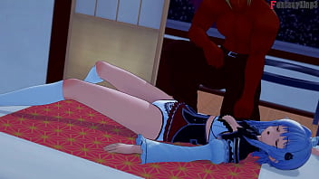 Preview 1 of Massage Fake Couple - Koneko tentacion deal | HS DXD NTR madness Chapter 5 | Watch Full movie on Sheer &amp_ PTRN: Fantasyking3
