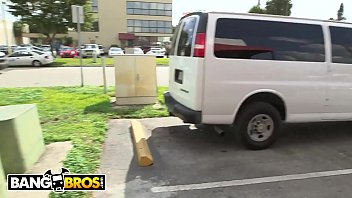 Preview 1 of Happy Porn Free Porn Moveis - BANGBROS - Latina Babe Natalia Mendez Taking Dick From Jmac On The Bang Bus