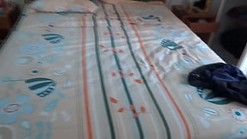 Preview 4 of Iranian 18 Years Old - After the beach we do mutual masturbation with stepson and he cums on my hairy pussy