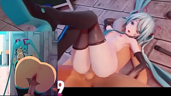 Preview 2 of Mome Jepang - Miku cumpilation