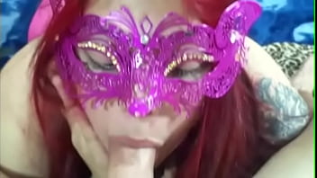 Preview 4 of Big Cock Hot Ass - LUCHA GIRL SUCKS THE PORN STAR CHAMPIONS DICK