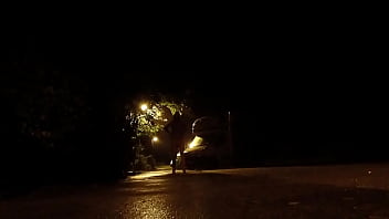 Preview 3 of Ex Slut2 - nu sous la pluie sur une aire de repos normande