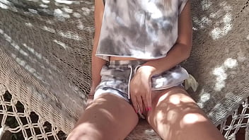 Preview 2 of Sedapbudak - Tight shy pussy masturbation in the garden