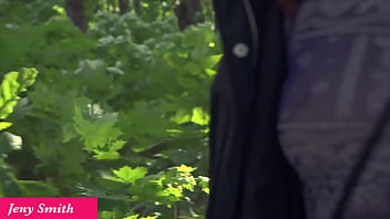 Preview 1 of Vinyage Indian Lady Download - Jeny Smith. Long Summer Walk. Naked in forest