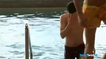 Preview 1 of Old Lady Doctor Sex - Hot Fuck On The Pool