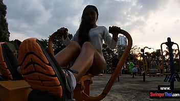 Preview 1 of Bigtits Tasha - Asian teen amateur girlfriend is a cute looking dedicated cock sucker