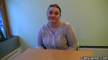 Preview 1 of Japan Son Fuck Mom Time Slepp - Chubby white plumper gives massage and rides dick