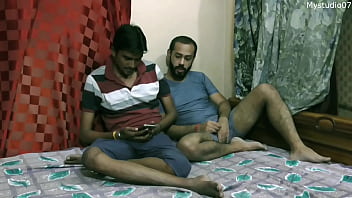 Preview 1 of Footjon In Car - Indian hot milf bhabhi having sex for money with two brother-in-law!! with hot dirty audio