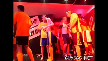 Preview 1 of Guy Spills His Guy - Gay sluts engulf off one one more