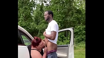 Preview 1 of Dowonlod Raping Sex - Bbw taking dick outside