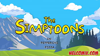 Preview 1 of Young Adult Porn Movies - Flandis Fucking The Simptoons Hotties! Pepperoni pizza! The Simptoons