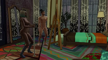 Preview 2 of Old Men Ganbang Teen - Der K&uuml_nstler und die dauer geilen Musen