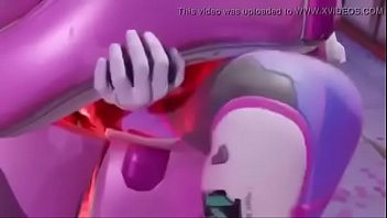 Preview 2 of Suany Fuck - D.va gets stuck in mech and gets fucked