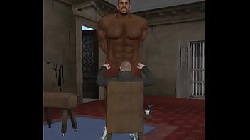 Preview 3 of Strumpfhose Pussi - big duane brown and his Big D negotiate a new contract with team owner